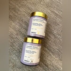 TRULY Glazed Donut AFTER SHAVE GLOW CREAM 6.0 floz / 180 ml X2